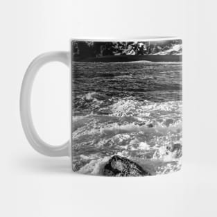 Sea Texture B&W Mug